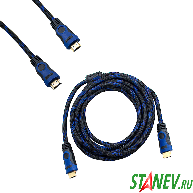 Кабель HDMI-HDMI в тканевой оплетке CCS H210 1,5м МРМ 10-140 Кабель HDMI-HDMI в тканевой оплетке CCS H210 1,5м МРМ 10-140