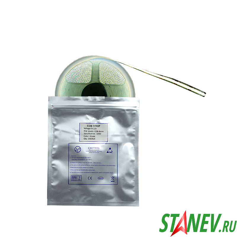 Лента светодиодная NEW COB 12V-320SMD-4000K (ЦЕНА за 5М) 1-100 Лента светодиодная NEW COB 12V-320SMD-4000K цена за 5 метров 1-100