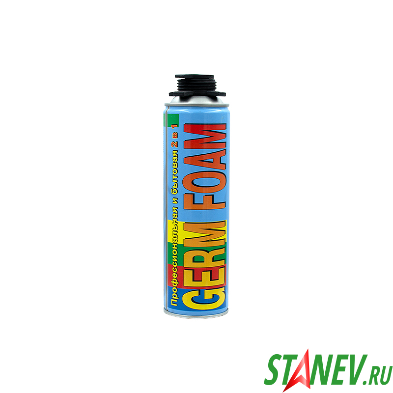 GERM FOAM Пена проф и быт 2в1 500мл-350гр -12 GERM FOAM Пена проф и быт 2в1 500мл-350гр -12