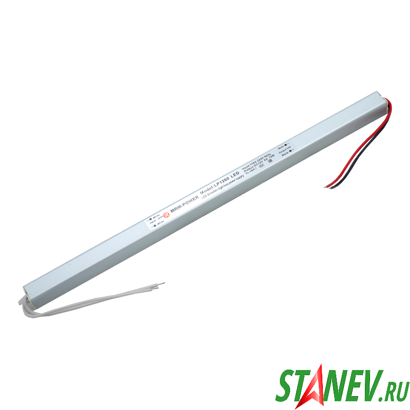 Блок питания для LED ленты узкий Карандаш 72W 12V/6A IP20 MRM 10-100 Блок питания для LED ленты узкий Карандаш 72W 12V/2A IP20 MRM 10-100