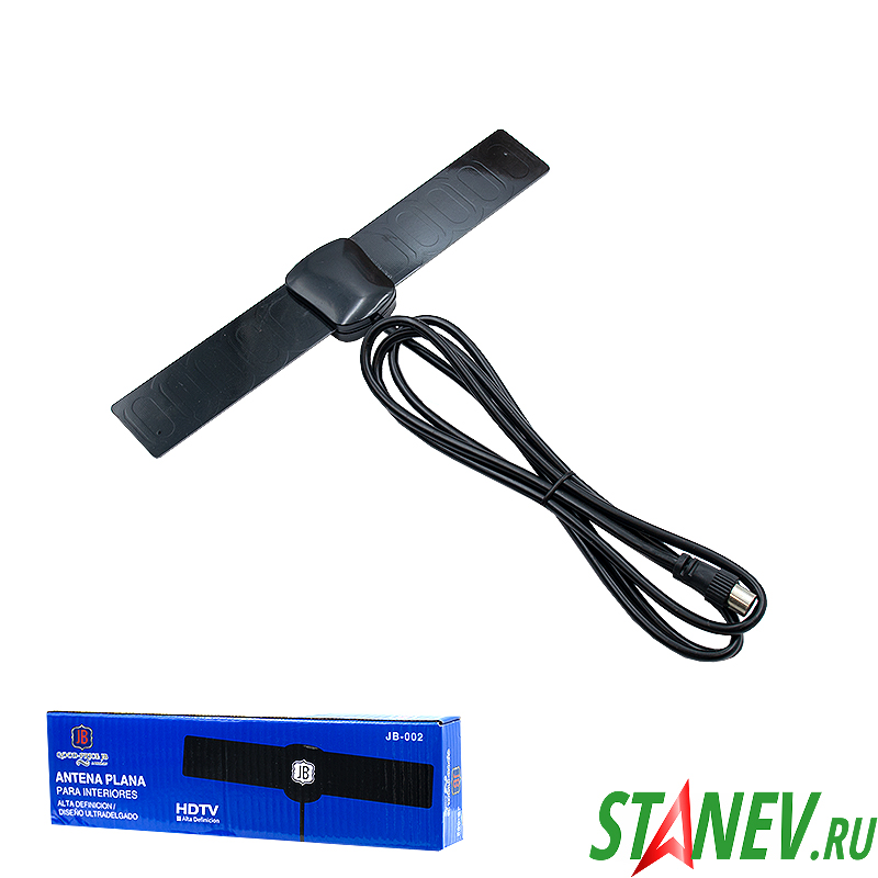 Антенна комнатная цифровая JB-002 плоская 470-862 МГц ANTENA PLANA 1-100 Антенна комнатная цифровая JB-002 плоская 470-862 МГц ANTENA PLANA 1-100