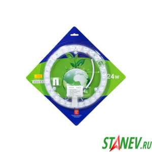 Модуль LED 24W на магнитах D-195мм 220V 6500K 10-100