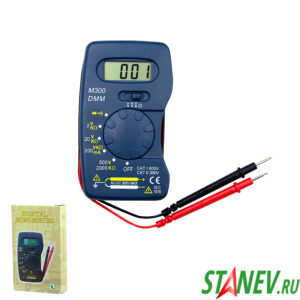 Мультиметр цифровой компакт M300 AC-DC 500V max МРМ 1-100
