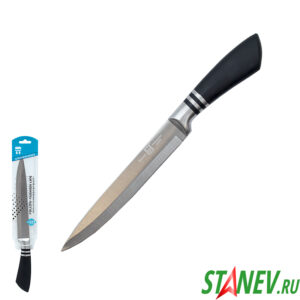 Нож KNIFE черная ручка цельнометаллический 320мм BH-1048 12-144