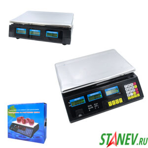Торговые весы электронные ACS-НПВ-40КГ со счетчиком цены АКБ-4V BH-41210 1-5