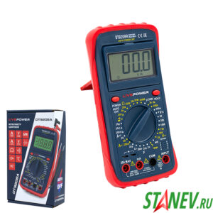 Мультиметр цифровой DT 9208A  двойное интегрированиe АЦП LivePower МРМ 1-40