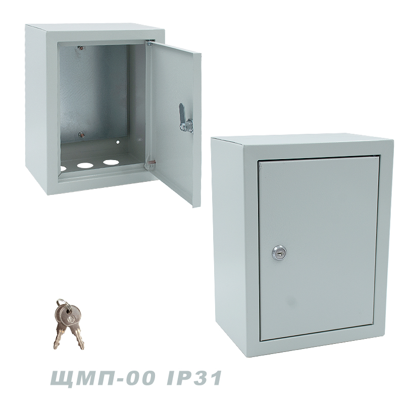 Щит/шкаф металлический монтажный с панелью ЩМП-00 IP31 (290х220х155) 1-10 Щит/шкаф металлический монтажный с панелью ЩМП-00 IP31 (290х220х155) 1-10
