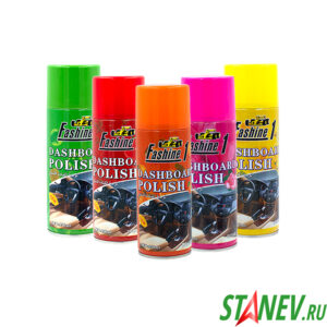 Средство автомобильная Полироль для салона 5-вкусов 450ml Fashine-1 1-24