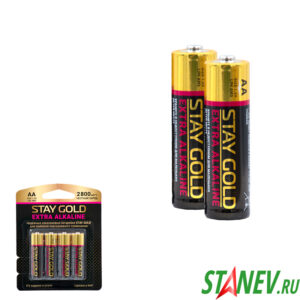 Батарейка Stay Gold(СТЕЙ ГОЛД) алкалиновая АА-4 спайка 240-960 Батарейка Stay Gold(СТЕЙ ГОЛД) алкалиновая АА-4 спайка 240-960