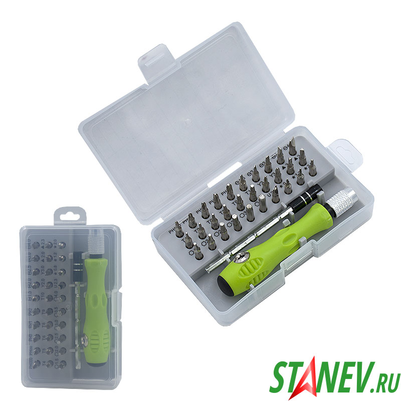 Мини Набор прецизионных бит Пенал 32pcs NO:7389 40-120 Мини Набор прецизионных бит с насадками Пенал 32pcs NO:7389 40-120