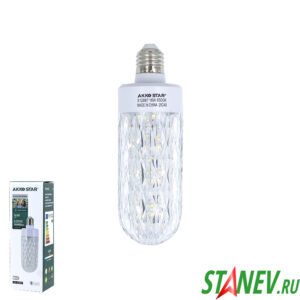 AKKO STAR Лампа хрустальная суженная led Е27 16W 6500K стиль-зона 10-100 AKKO STAR Лампа хрустальная суженная led Е27 16W 6500K стиль-зона 10-100