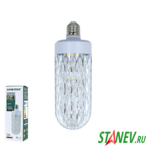 AKKO STAR Лампа хрустальная суженная led Е27 20W 6500K стиль-зона 10-80 AKKO STAR Лампа хрустальная суженная led Е27 20W 6500K стиль-зона 10-80