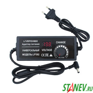Блок питания универсальный LP392 9-36V/3A LCD с регулировкой (5,5*2,5) 1-100