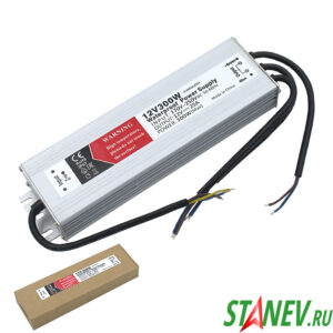 Блок питания пыле-влагозащита-IP67 - 12V 300W -25A XinMazda 1-20