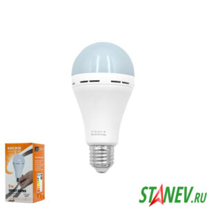 Аварийная лампа LED 9Вт цоколь Е27 работа от сети и от рук аккумулятор ENERGY SAVING 1-100 Аварийная лампа LED 9Вт цоколь Е27 работа от сети и от рук аккумулятор ENERGY SAVING 1-100