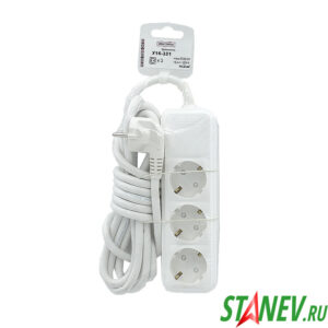 Удлинитель сетевой У16-321 3,5м max 3700W 16A/250V сечение 3*1,50мм2 1-20