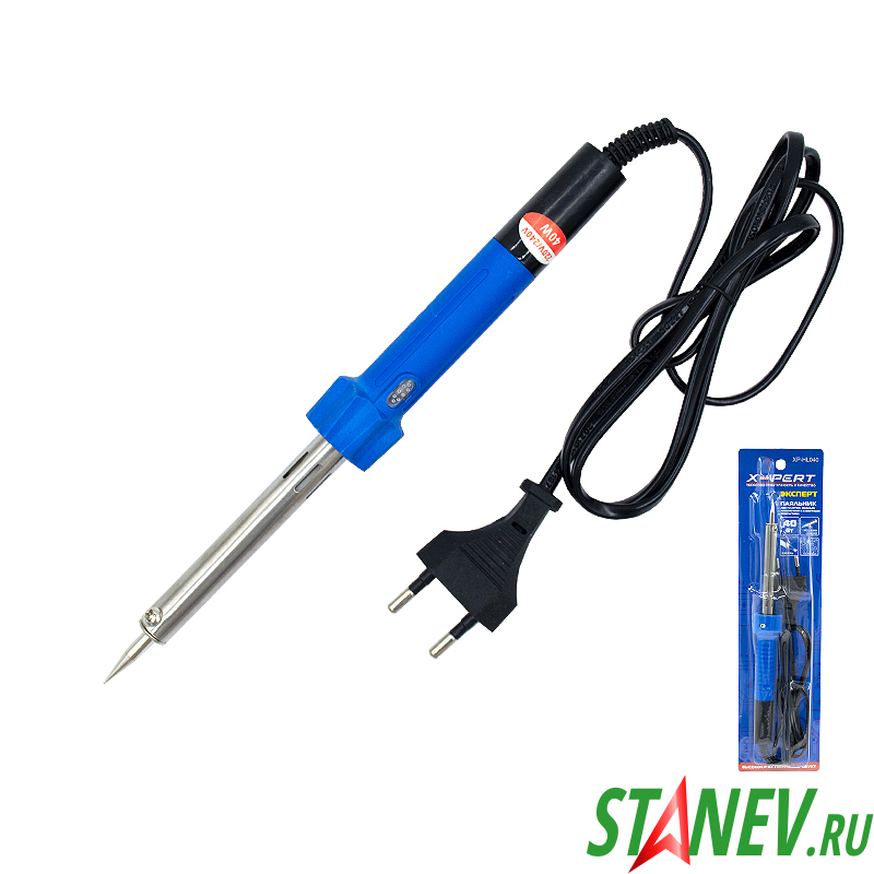 Паяльник с тонким медным наконечником XP-HL040 с индикатором 40W X-PERT 1-100 Паяльник с тонким медным наконечником XP-HL040 с индикатором 40W X-PERT 1-100