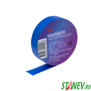 Изолента ПВХ 0.13x19мм x 20м Синяя 3M Vinyl El Tape 10-250
